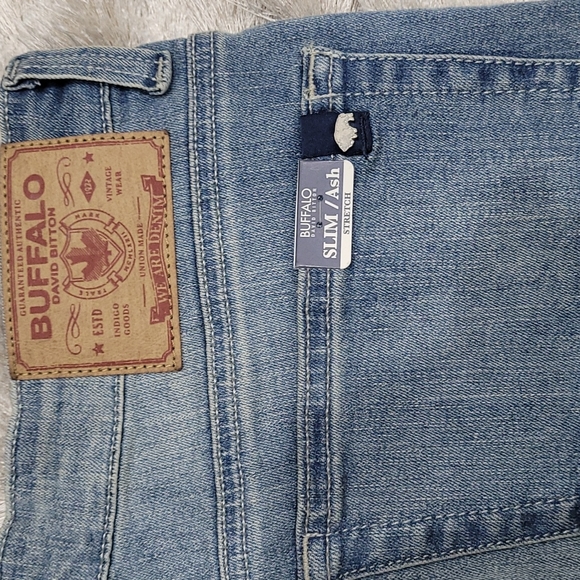 NWT Men's Buffalo 🐃 SLIM ASH JEANS 👖 😍 - Picture 7 of 8